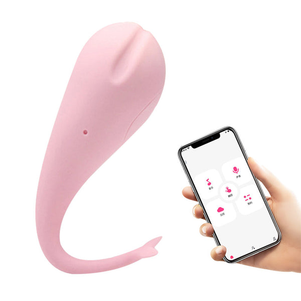New APP Remote Small Whale Jumping Egg Invisible Wear Strong Vibration Massage Prostate Couples Adult Products - happyshop365247