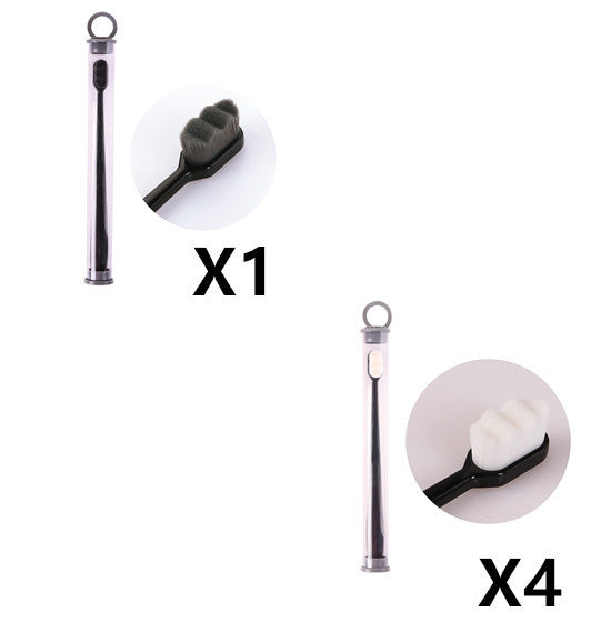 Ultra-fine Toothbrush Super Soft Bristle Deep Cleaning Brush Portable For Oral Care Tools Teeth Care Oral Cleaning Travel - happyshop365247