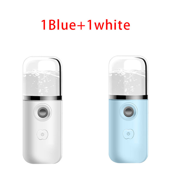Household Handheld Face Care Beauty Spray Device Usb Nano Steaming Face Device Charging Humidifier - happyshop365247