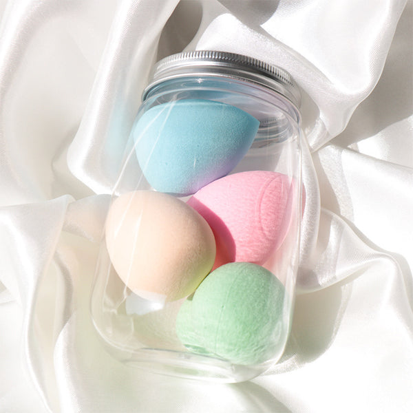 Canned Powder Puff Beauty Egg Box Makeup Sponge Set - happyshop365247