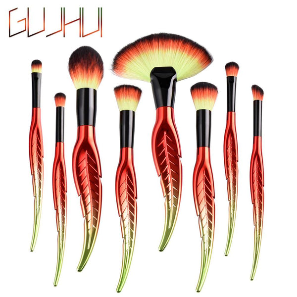 Pro Makeup Brushes Set 8/10Pcs Powder Foundation Eyeshadow Make Up Brushes Cosmetics Soft Cosmetics Beauty Tool - happyshop365247