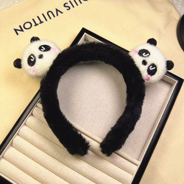 Cute Face Wash Hair Bands Female Cartoon Headwear Hair Band Headband Apply - happyshop365247