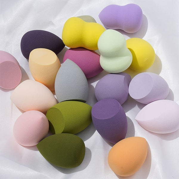 Cosmetic Egg Powder Puff Cushion Super Soft Smear-proof Beauty Blender Studio Sponge Egg - happyshop365247