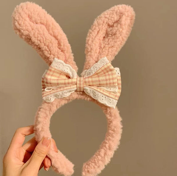 Cute Face Wash Hair Bands Female Cartoon Headwear Hair Band Headband Apply - happyshop365247