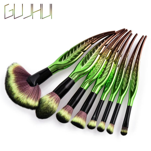Pro Makeup Brushes Set 8/10Pcs Powder Foundation Eyeshadow Make Up Brushes Cosmetics Soft Cosmetics Beauty Tool - happyshop365247