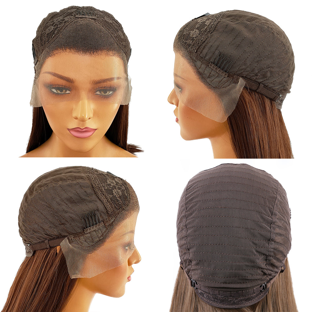 Lace Front Wig Body Wave Human Hair Wigs for Women Pre-Plucked Lace Front Human Hair Wigs - happyshop365247