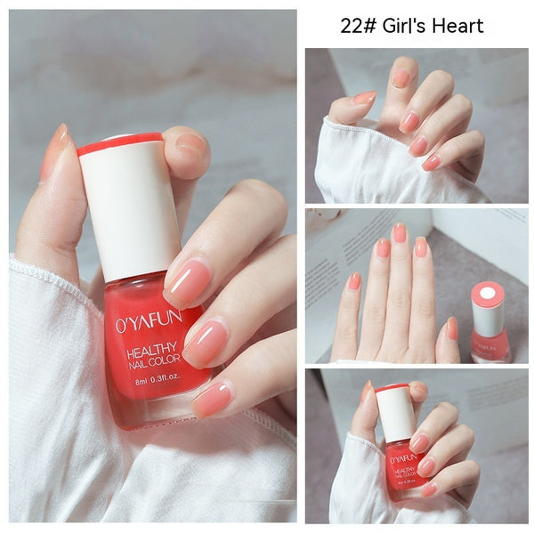 Nail Polish New Water-based Long-lasting Quick-drying Transparent - happyshop365247