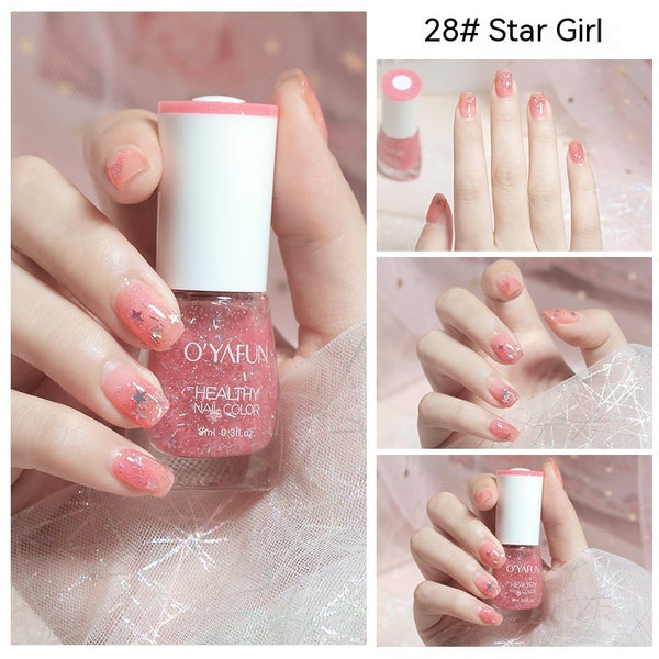 Nail Polish New Water-based Long-lasting Quick-drying Transparent - happyshop365247