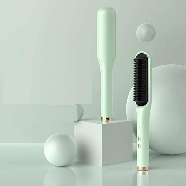 Anion Hair Care Electric Hair Curlers Hair Comb Straightener - happyshop365247