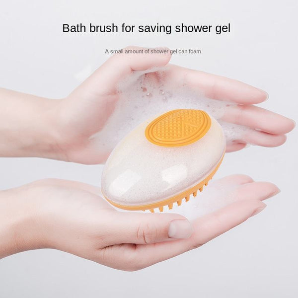 Dog Cat Bath Brush 2-in-1 Pet SPA Massage Comb Soft Silicone Pets Shower Hair Grooming Cmob Dog Cleaning Tool Pet Products - happyshop365247