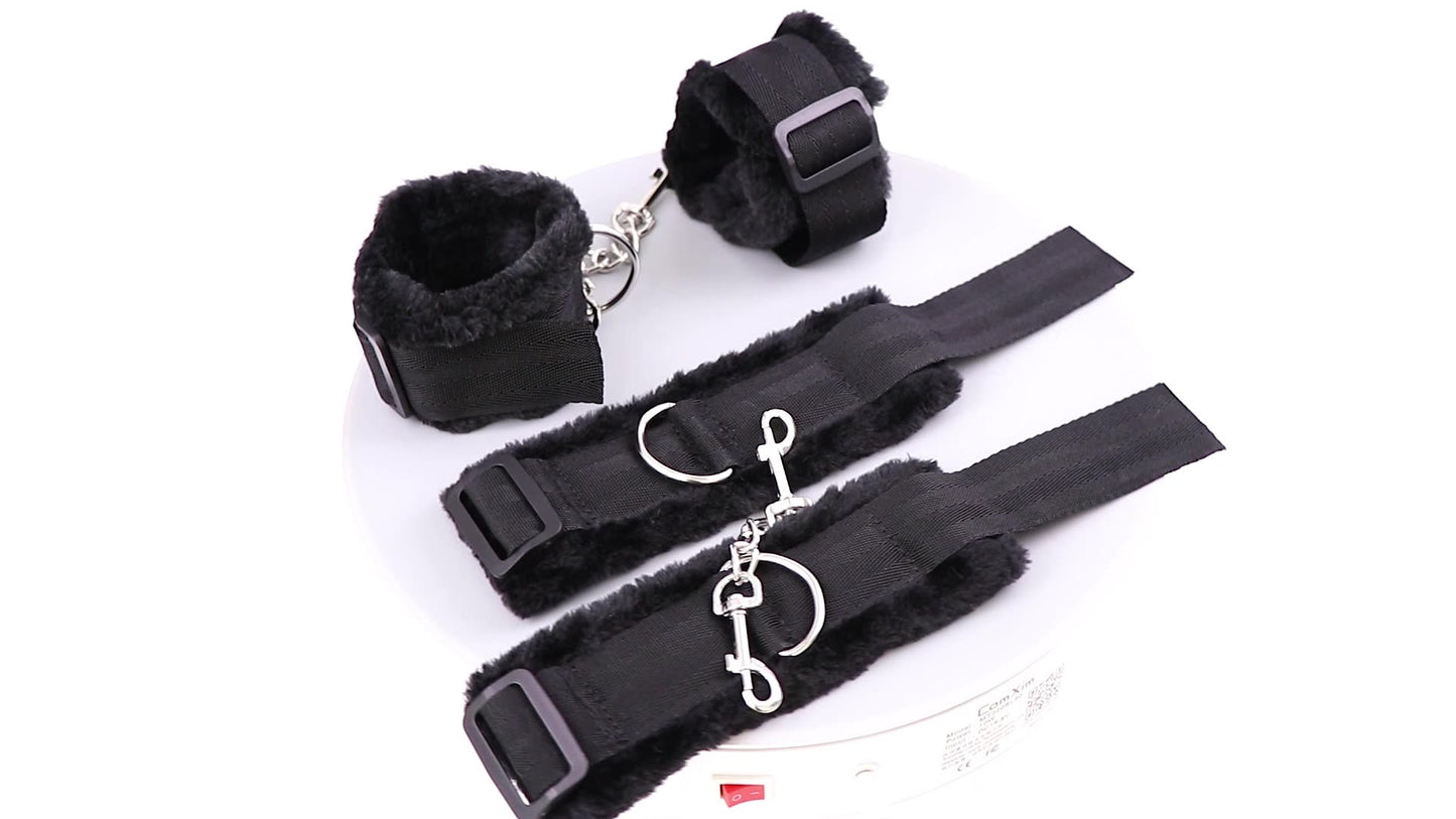 Adult Supplies Foot Cuffs Plush Handcuffs Adult Alternative Toys Couple Supplies Sex And Flirtation - happyshop365247