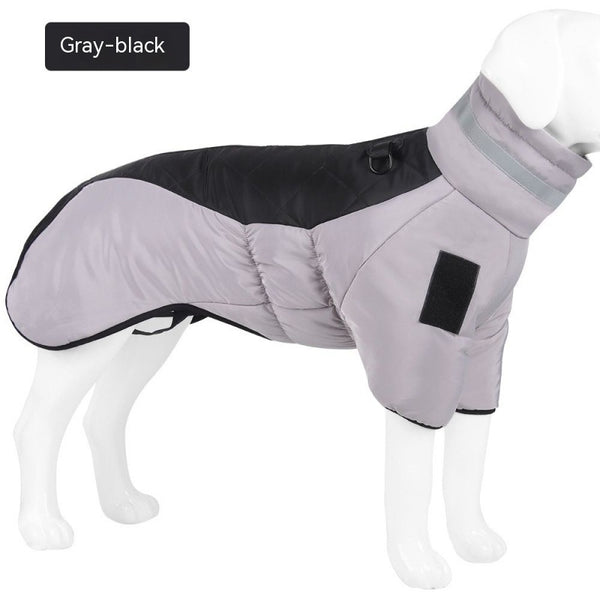 New Winter Dog Coat Waterproof Pet Clothes For Medum Large Dogs Warm Thicken Dog Vest Custome Labrador Jacket - happyshop365247