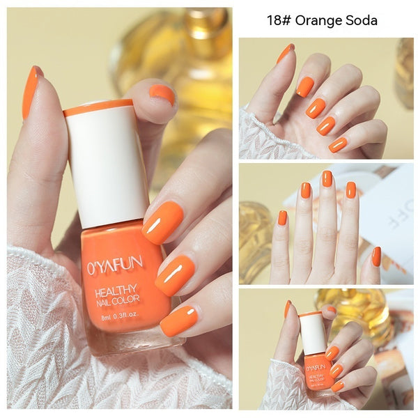 Nail Polish New Water-based Long-lasting Quick-drying Transparent - happyshop365247