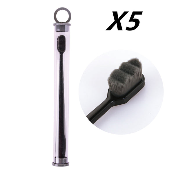 Ultra-fine Toothbrush Super Soft Bristle Deep Cleaning Brush Portable For Oral Care Tools Teeth Care Oral Cleaning Travel - happyshop365247