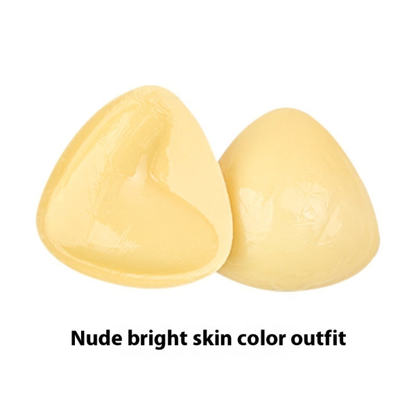 Double Sided Adhesive Sticky Bra Inserts Push Up Thick Sponge Breast Lift Pads Women Swimsuit Bikini Cup Enhancer - happyshop365247