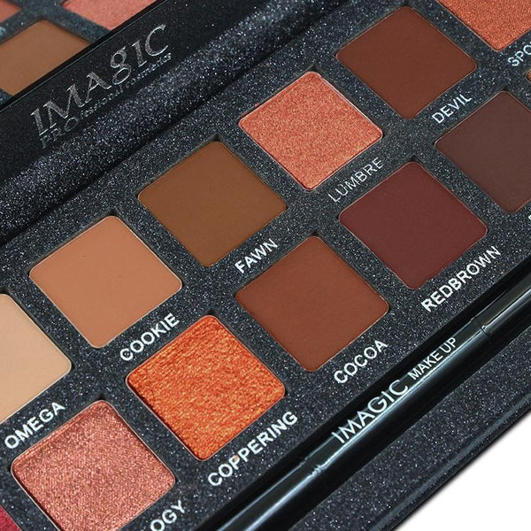 IMAGIC 14 Color Matte Nude Eye Shadow Pallete Cosmetics - happyshop365247