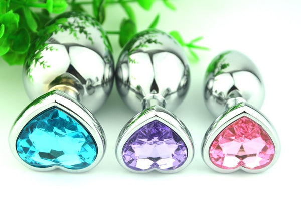 Sexual Products Adult Products Metal Backyard Heart-Shaped Anal Plug Anal Expansion Toys Sex Products Alternative - happyshop365247