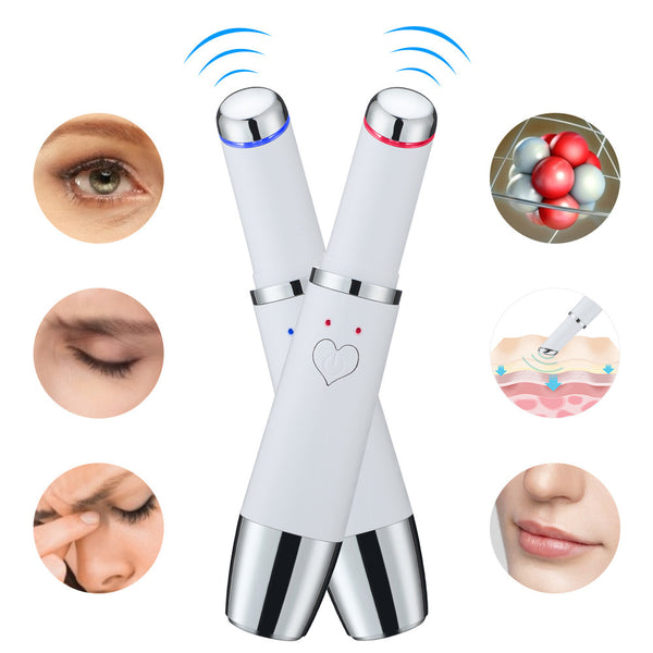 Red And Blue Eye Beauty Instrument Home Eye Beauty Instrument Heating Eye Massager Vibration Imported Beauty Instrument - happyshop365247