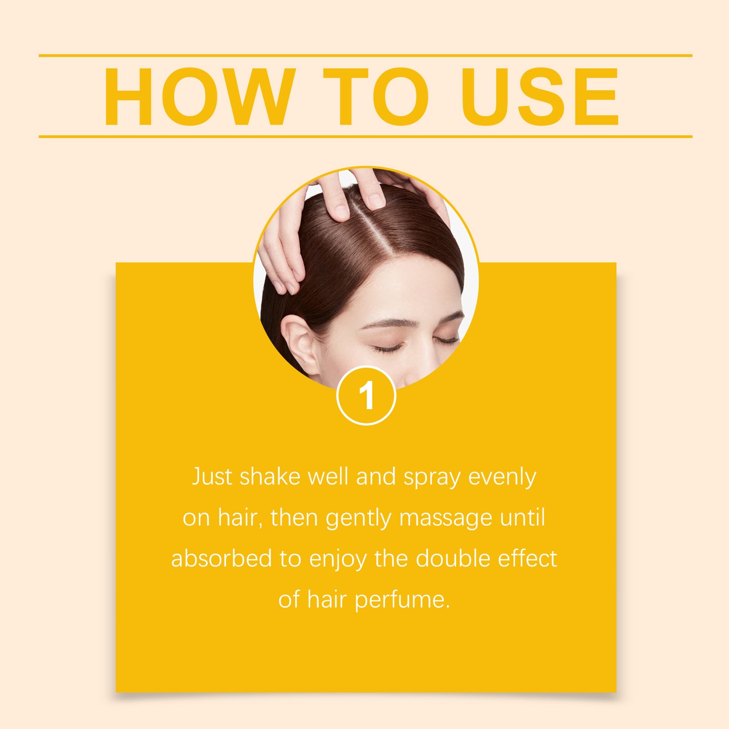 Roxelis Chamomile Honey Perfume Floral Women's Hair Perfume Spray Moisturizing Hair Strands Moisturizing Hydrating Hair Care