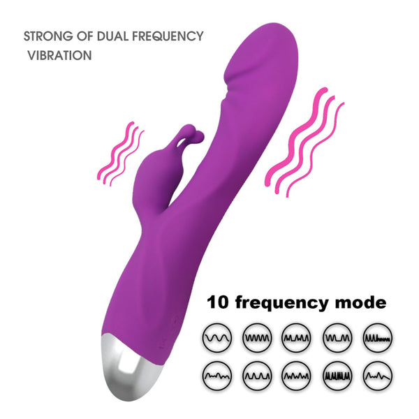 Adult Products Romeo Charging Double G-Spot Vibrator Female Masturbation Massage AV Vibrator - happyshop365247