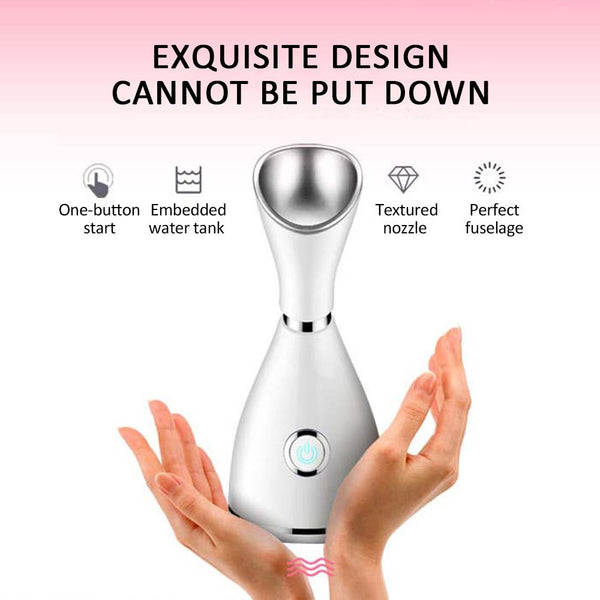 Nano Ionic Deep Cleaning Facial Cleaner Facial Hot Steamer Face Sprayer Beauty Face Steaming Device Facial Steamer Machine - happyshop365247