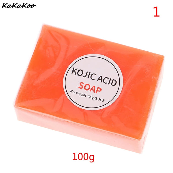 100g Kojic Acid Soap Handmade Soaps Glutathione Whitening Soap Facial Soap Cleanser Bath Soap Hand Wash Soap Antibacterial - happyshop365247