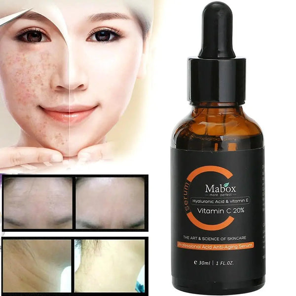 MABOX 2.5% Retinol Whitening Face Cream + Vitamin C Whitening Serum Anti aging Moisturizer Face Cream - happyshop365247