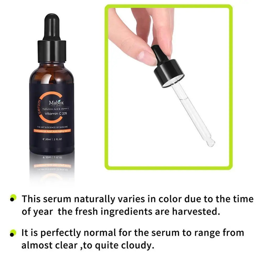 MABOX 2.5% Retinol Whitening Face Cream + Vitamin C Whitening Serum Anti aging Moisturizer Face Cream - happyshop365247