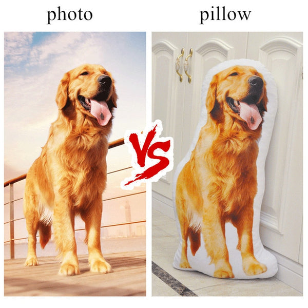 Photo customization pillow creative pet travel pillow photo almofada oreiller hold pillow shaped wedding decoration animal dog - happyshop365247