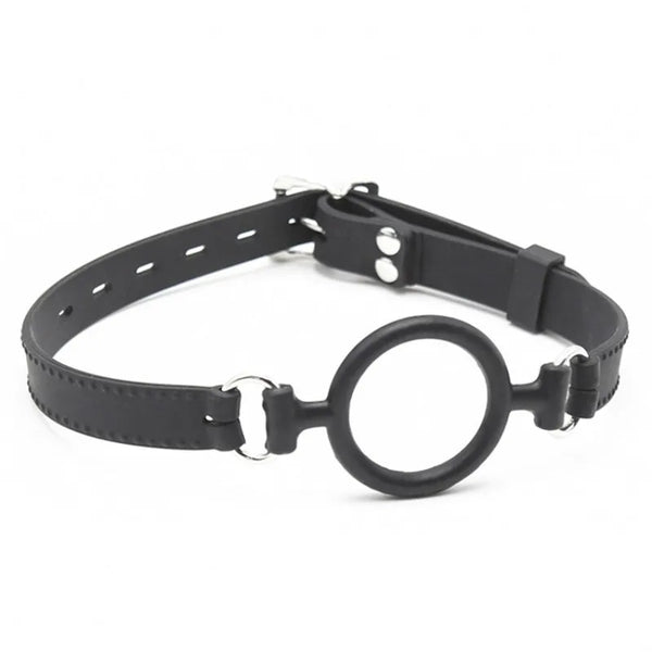 BDSM Flirting Open Mouth Gag with O-Ring Sex Bondage Restraints Sex Toys Roleplay Adult Erotic Play for Couples - happyshop365247