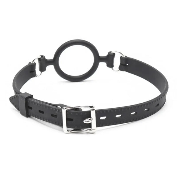 BDSM Flirting Open Mouth Gag with O-Ring Sex Bondage Restraints Sex Toys Roleplay Adult Erotic Play for Couples - happyshop365247