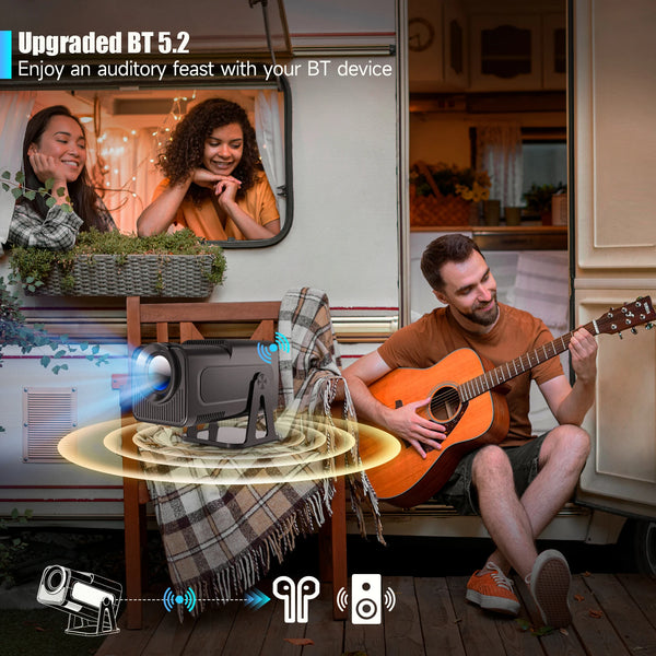 Magcubic Netflix Officially Licensed Native 1080P HY320 NTV Projector 4K 500ANSI Prime Video YouTube WIFi BT5.2 Android 13 Voice - happyshop365247