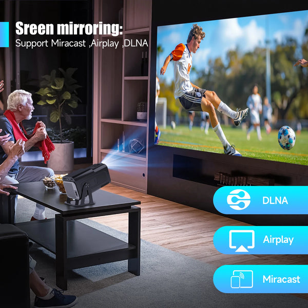 Magcubic Netflix Officially Licensed Native 1080P HY320 NTV Projector 4K 500ANSI Prime Video YouTube WIFi BT5.2 Android 13 Voice - happyshop365247