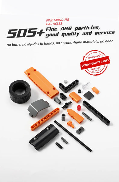 ToylinX 1/18 Sports Car Series Collectible Car 520pcs Building Technology Model Boy Kids Educational Racing Toy for Festive gift - happyshop365247