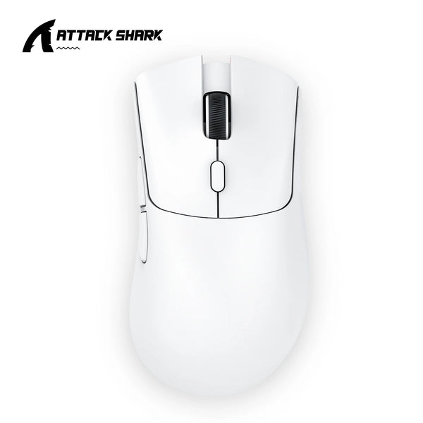 Attack Shark R1 Bluetooth Mouse,18000dpi,PAW3311,Wiredless Tri-mode Connection, Macro Gaming Mouse - happyshop365247