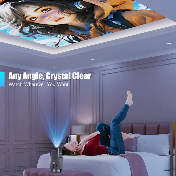 Magcubic Netflix Officially Licensed Native 1080P HY320 NTV Projector 4K 500ANSI Prime Video YouTube WIFi BT5.2 Android 13 Voice - happyshop365247