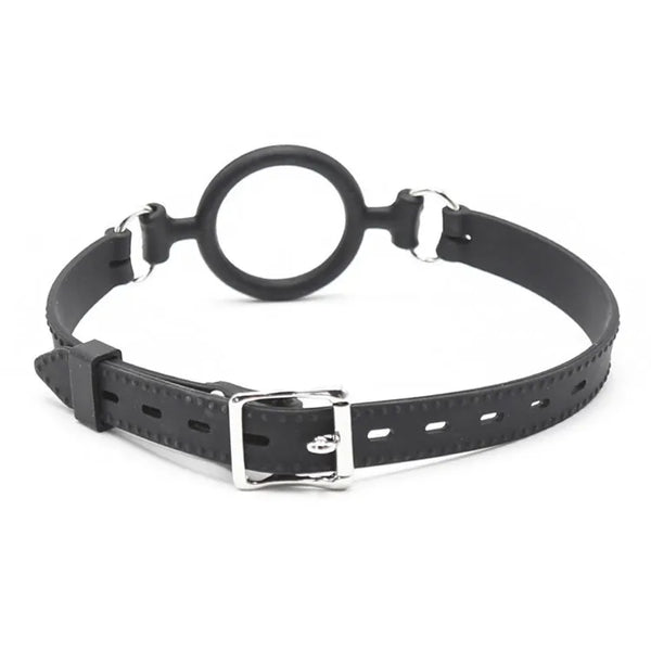 BDSM Flirting Open Mouth Gag with O-Ring Sex Bondage Restraints Sex Toys Roleplay Adult Erotic Play for Couples - happyshop365247