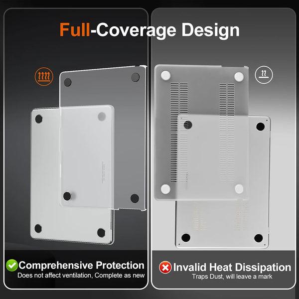 Laptop Case for MacBook Air 13 Inch M4 M3 M2 2025 2022 Release Air 15 M4 2025 for Macbook Pro 14 M4 2024 Case Pro 16 M4 Cover - happyshop365247