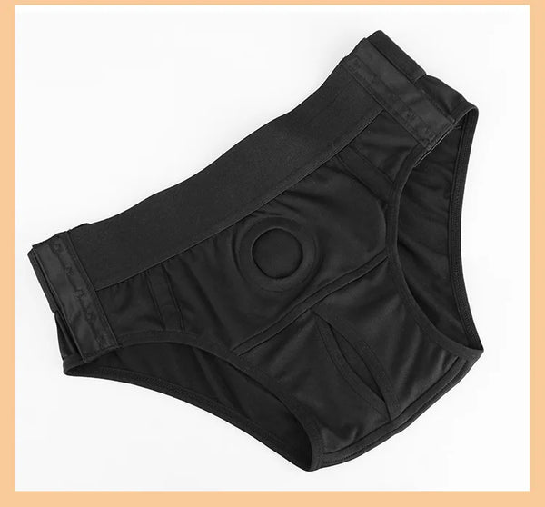 Women's Wear Trousers Simulation Dildo Trousers Vibration Hollow Lesbian Pleasure Apparatus Eroticism Sex Toy for Women - happyshop365247