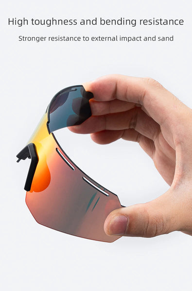 ROCKBROS Cycling Polarized Glasses 4Lens Interchangeable Myopia Frame Sunscreen UV400 Protection Sunglasses Men MTB Bike Glasses - happyshop365247