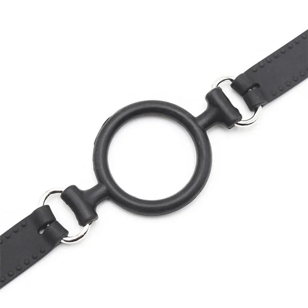 BDSM Flirting Open Mouth Gag with O-Ring Sex Bondage Restraints Sex Toys Roleplay Adult Erotic Play for Couples - happyshop365247