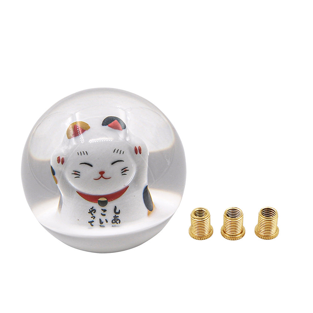 Car Modification Fittings JDM Cat Lucky Cat Gear Head