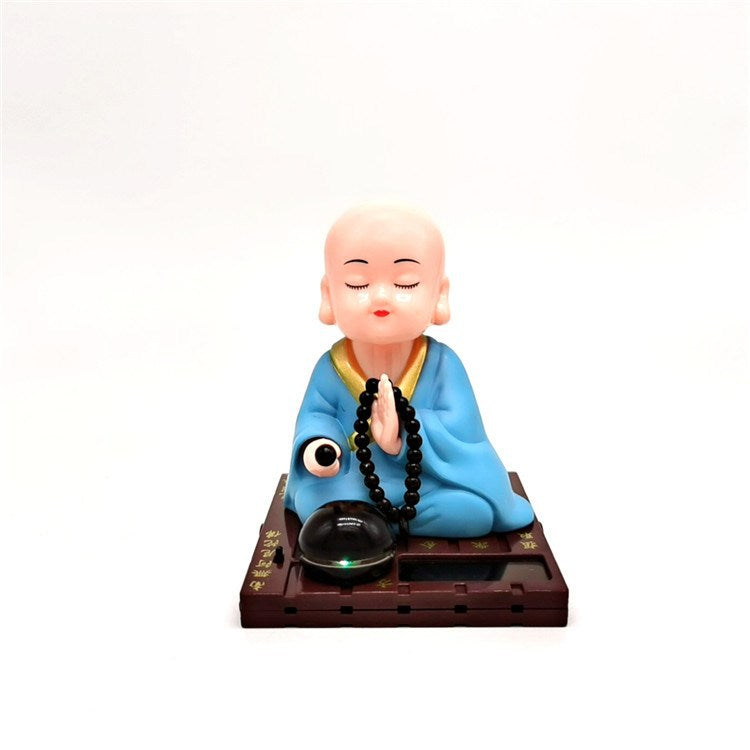 Solar Energy Ornaments Monk Shook His Head