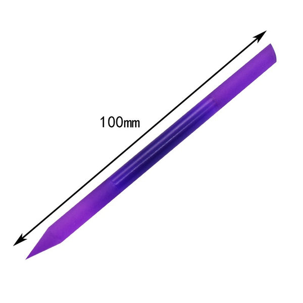 Full-color Cylindrical Glass Nail File Manicure Implement Manicure Household Double-headed Nail-free - happyshop365247