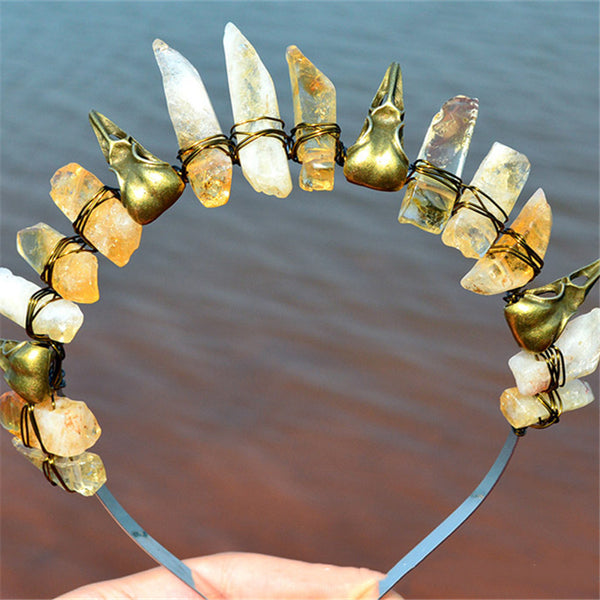 Women's Crown Crystal Hair Band - happyshop365247