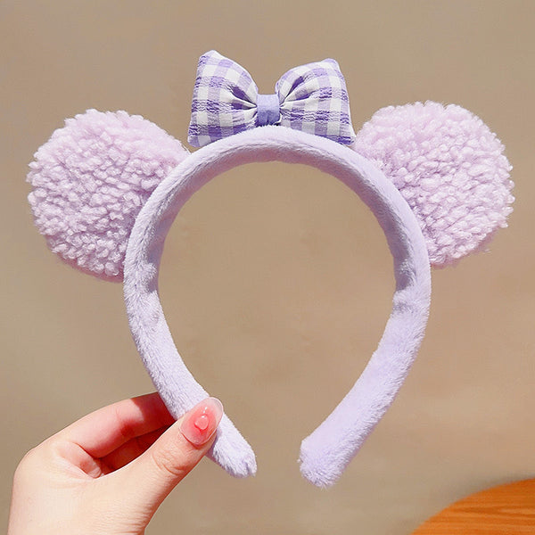 Cute Face Wash Hair Bands Female Cartoon Headwear Hair Band Headband Apply - happyshop365247