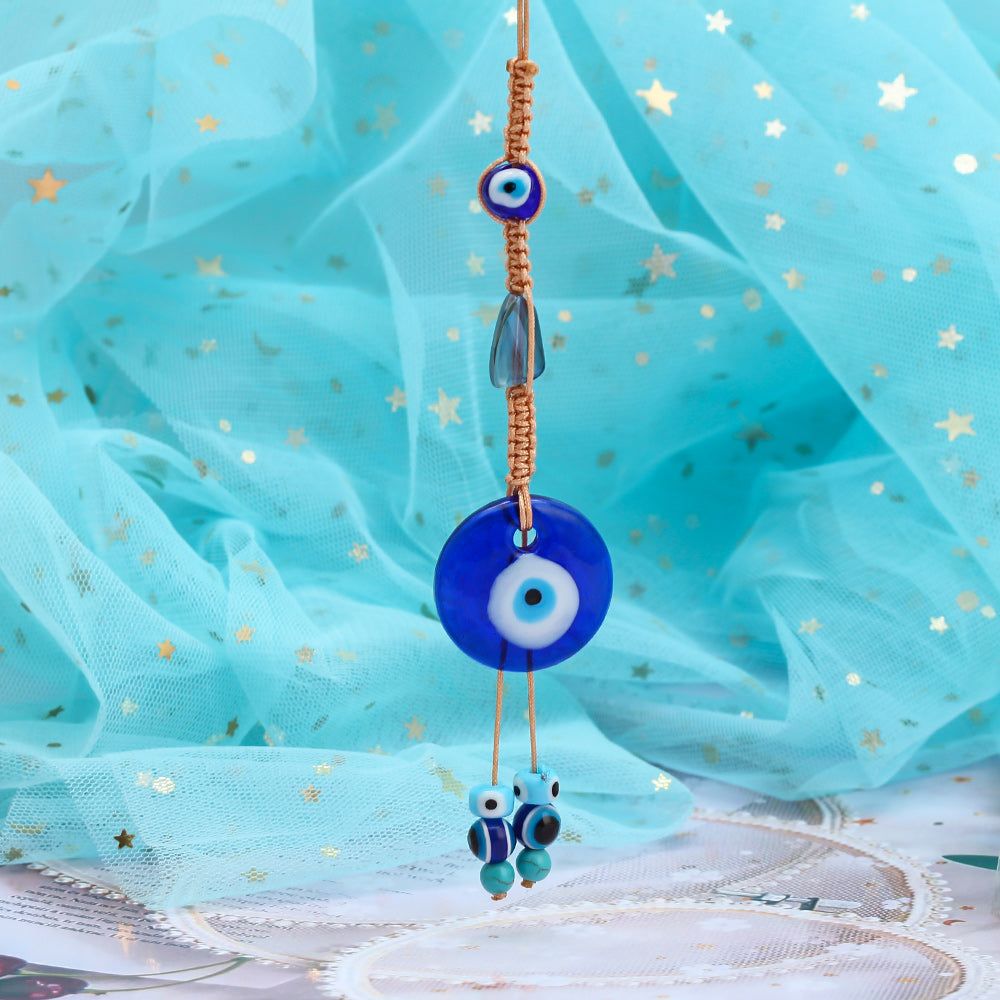 Evil Eye Bead Ornaments Wall Decoration Braided String Decoration Home Living Room Car