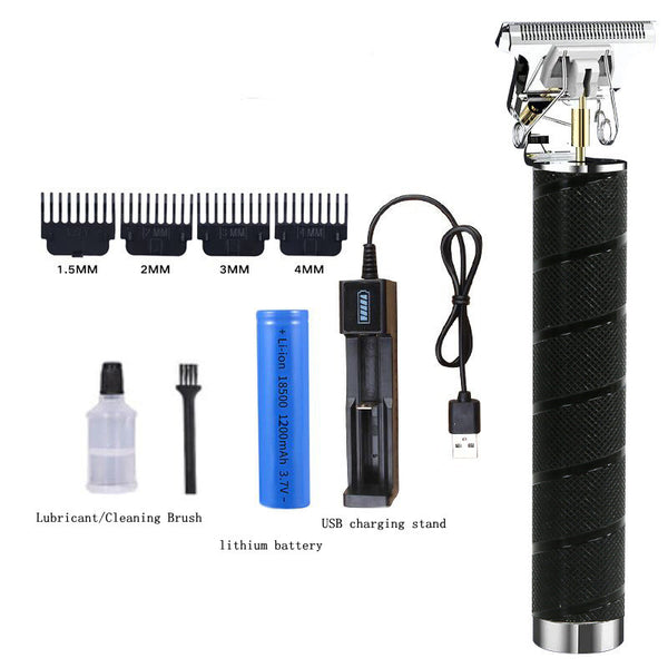 Retro Hair Cut Shaved Head Hair Clipper Supplies Oil Head Electric Clippers Hair Clipper Tool T9 - happyshop365247