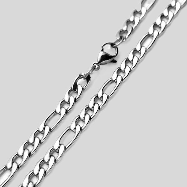 Stainless Steel Titanium Figaro Jewelry Chain - happyshop365247
