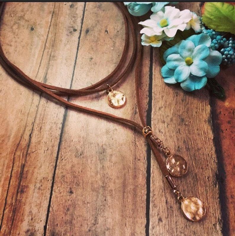 Retro Multi-layer Velvet Cord Pendant Necklace